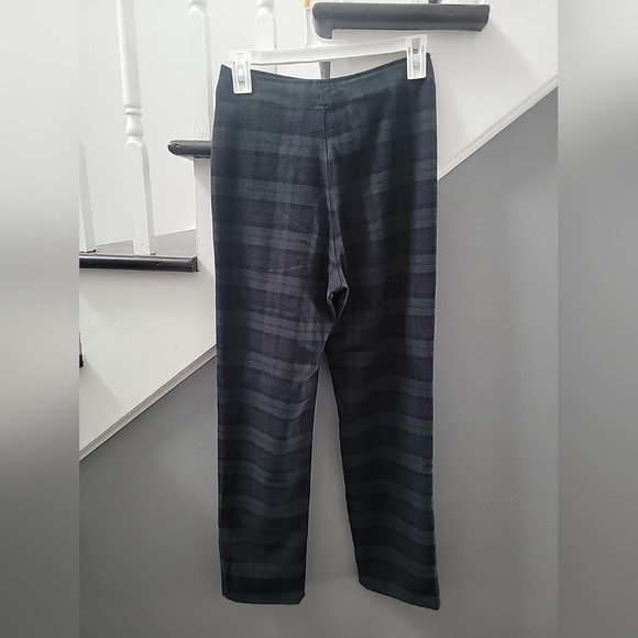 John Galt For Brandy Melville Womens Plaid Pants One Size Green Navy Academia - Picture 4 of 6